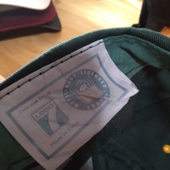 Vintage Logo 7 Green Bay Packers Snap Back Hat - Picture 10 of 10